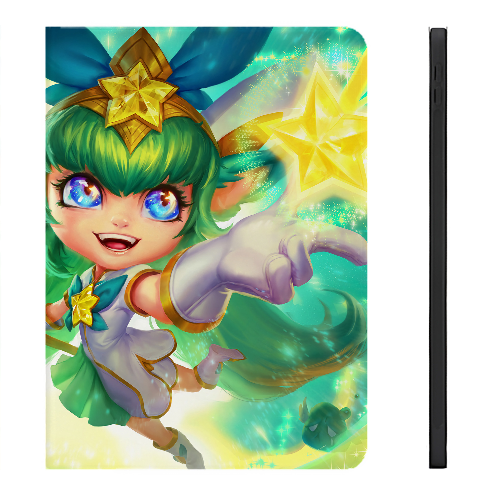 （画像用） リーグ・オブ・レジェンド League of Legends LOL IPadケース ペンホルダー付き ブックスタイルデザイン